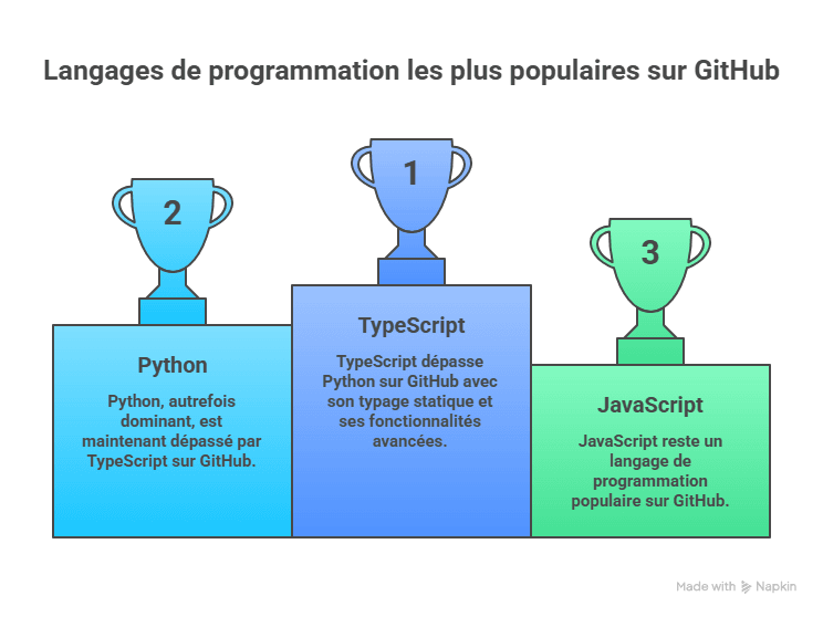 TypeScript a dépassé Python sur GitHub : Pourquoi (et ce que ça change pour toi)